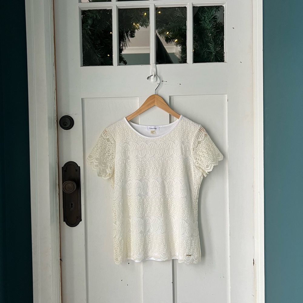 Calvin Klein Lace Blouse